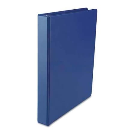 Universal Universal Suede Finish Vinyl Round Ring Binder, 1" Capacity, Royal Blue UNV31402***